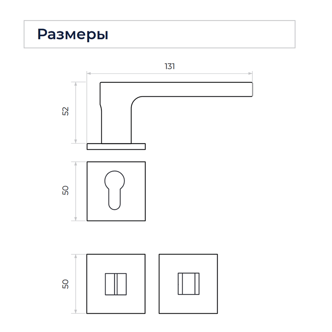Применение: Дверная ручка PENT цвет Бронза матовая На розетке RO54