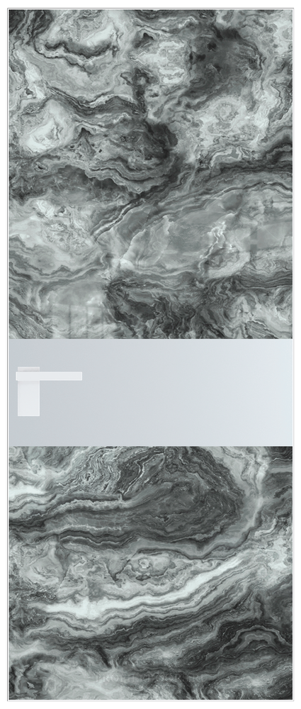 5 AGK цвет Атриум серебро вставка Вайт кромка Вайт