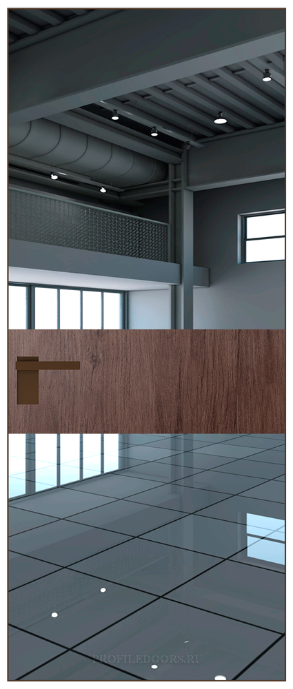 5 AGK цвет Зеркало вставка Дуб Тобакко кромка Деорэ