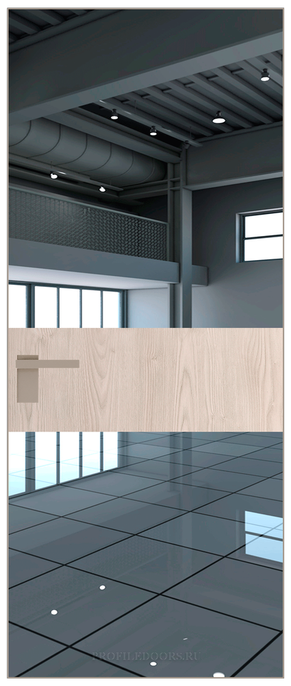 5 AGK цвет Зеркало вставка Каштан светлый кромка Никель матовый