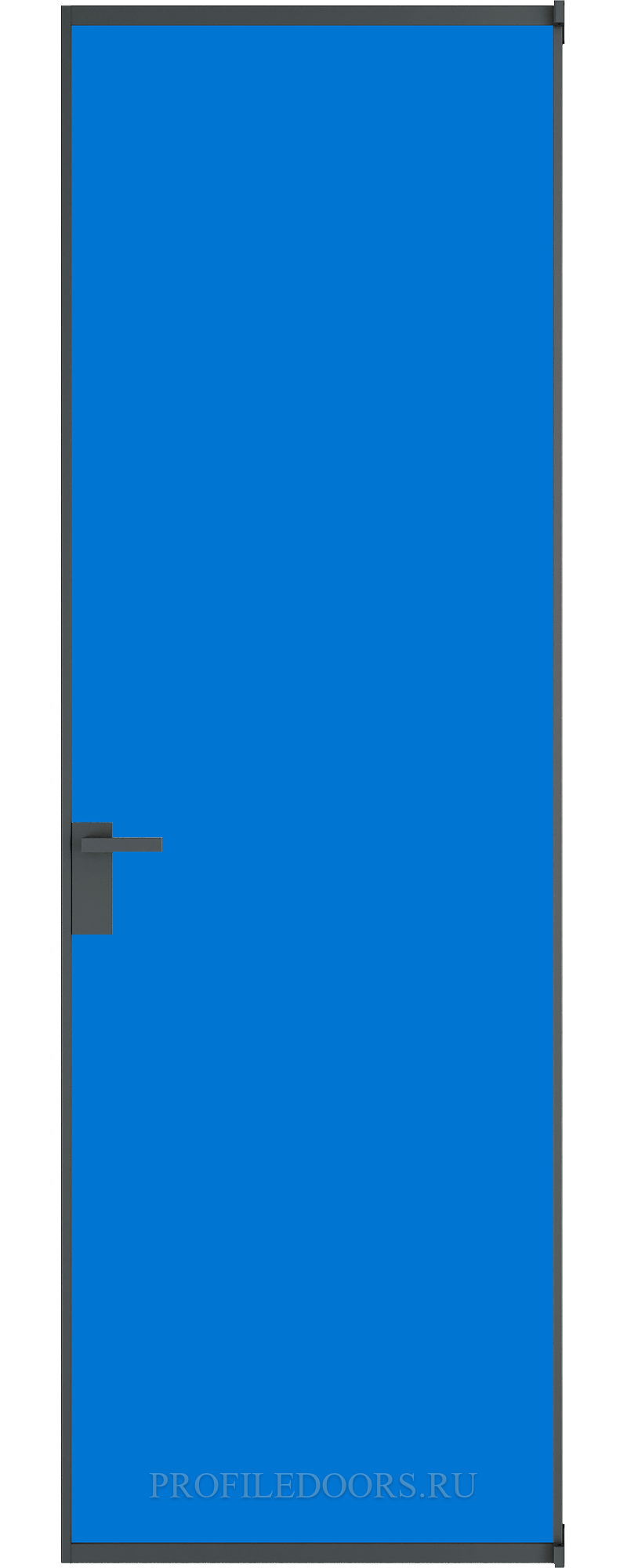 1 AT стекло Монохром голубой триплекс профиль Серая ночь