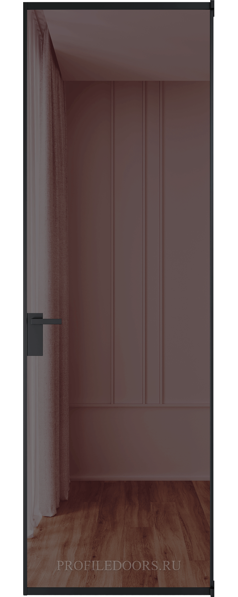 1 AT стекло Золотистая бронза профиль Черный