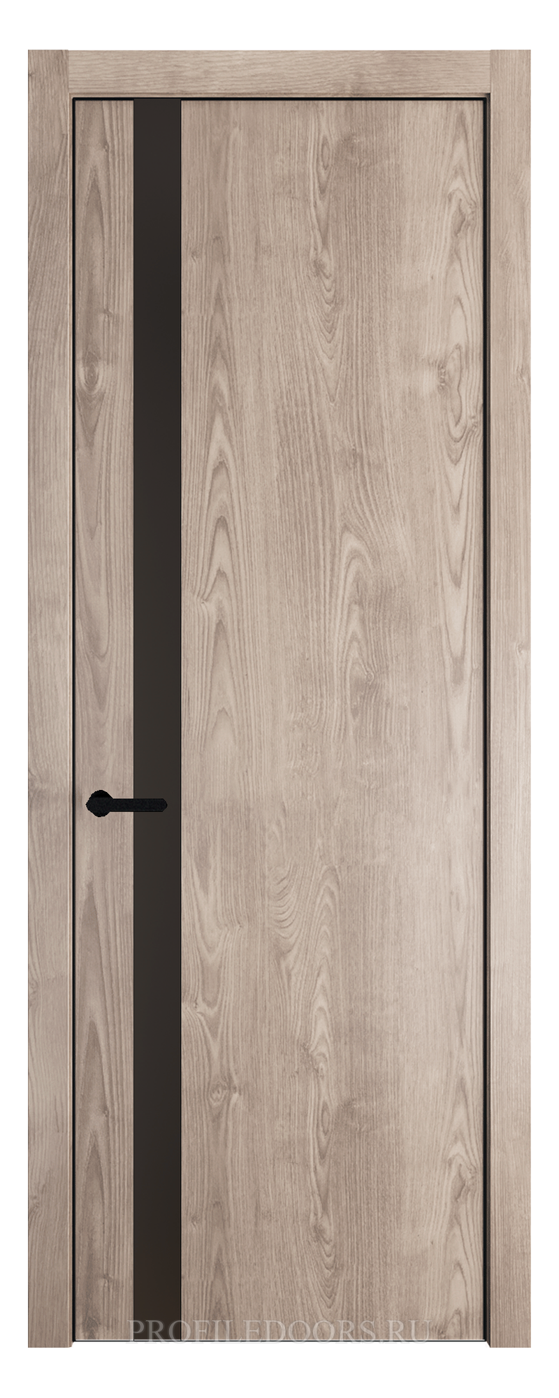 18 NE.O Дуб Сонома вставка Монохром графит цвет кромки Черный