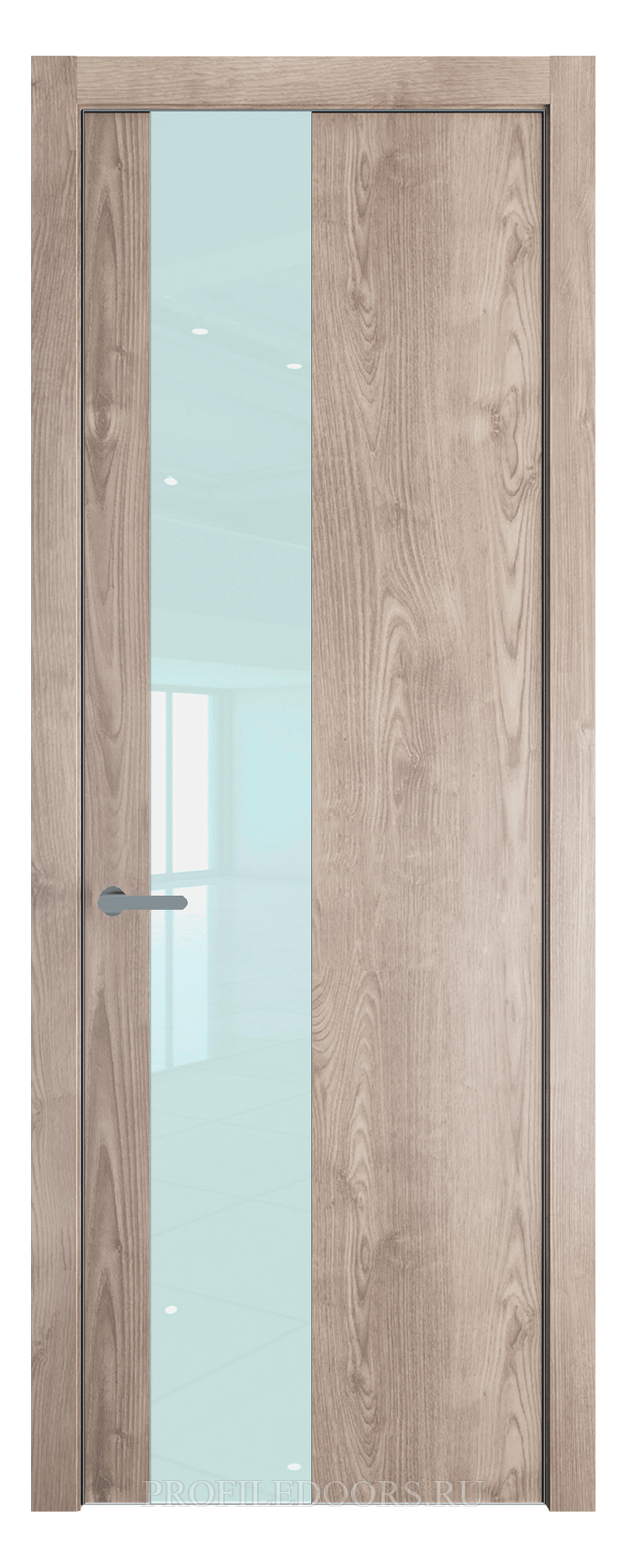 19 NE.O Дуб Сонома вставка Белый лак цвет кромки Серебро