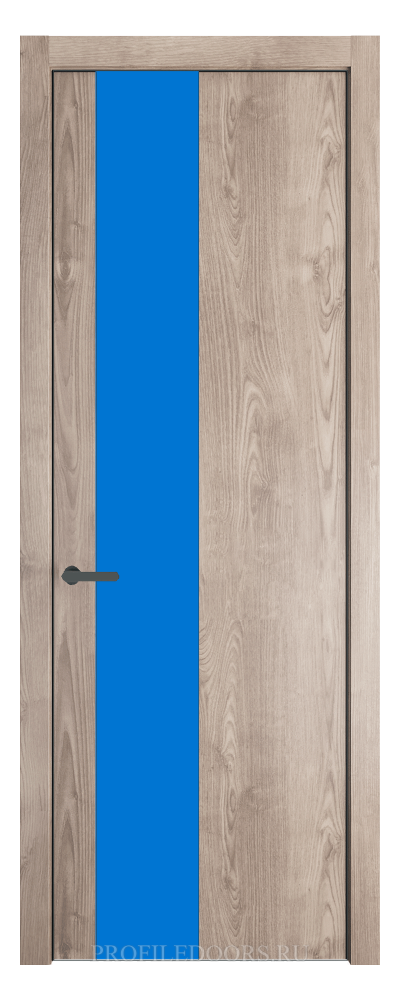 19 NE.O Дуб Сонома вставка Монохром голубой цвет кромки Серая ночь