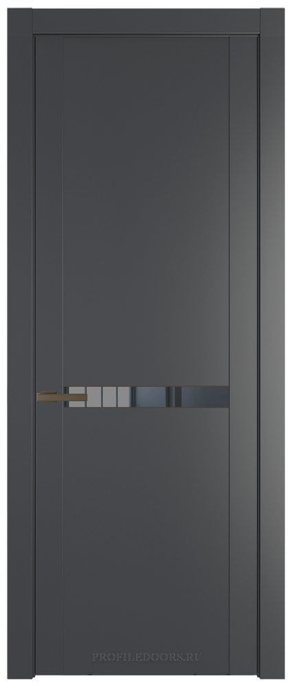 1.4P.O Графит Зеркало Grey молдинг Деорэ