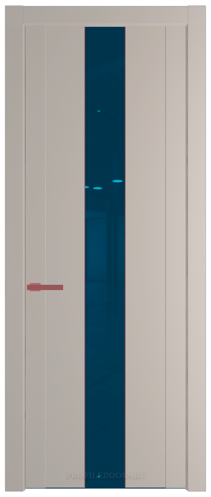 1.9P.O Сэнд Зеркало Blue молдинг Красный антрацит