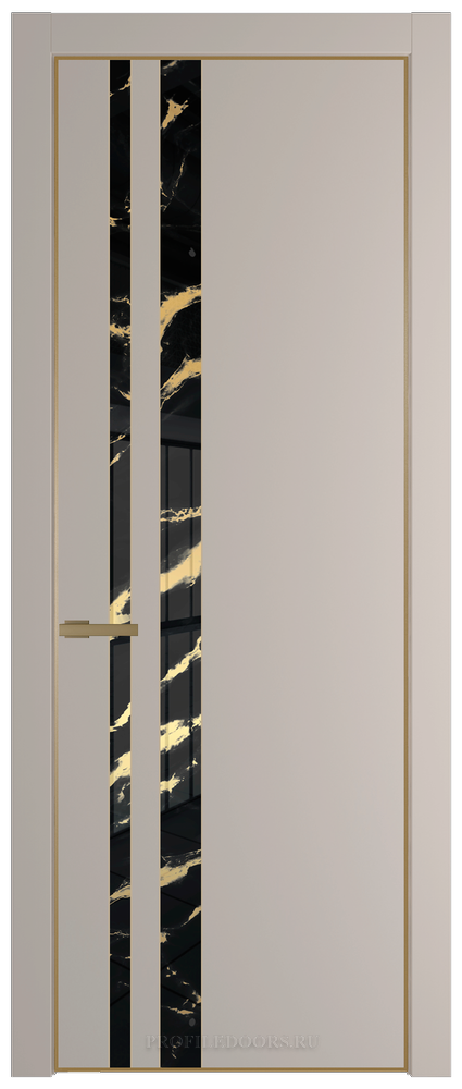 20 PA Санд с профилем Золото с стеклом  нефи черный узор золото