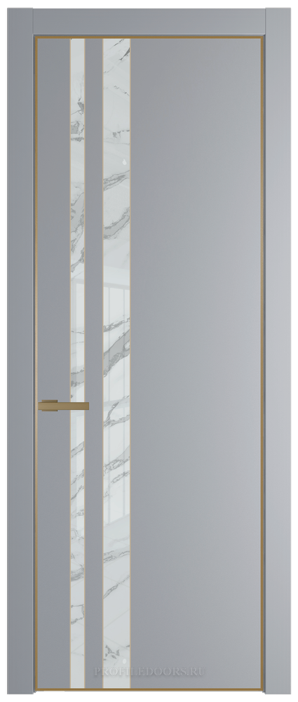 20 PA Смоки с профилем Золото с стеклом  нефи белый узор серебро