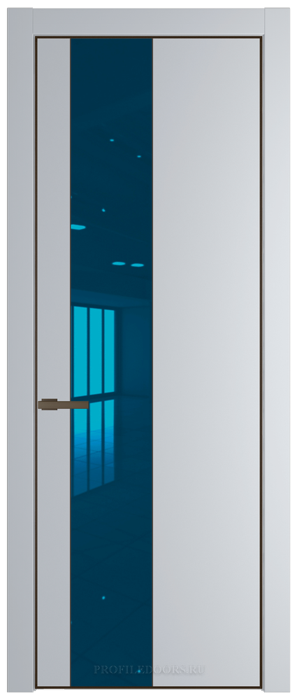 19 PE с вставкой из стекла зеркало blue Лайт Грей с алюминиевой кромкой Деорэ