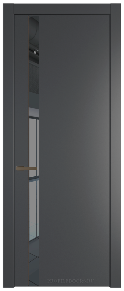 18 PW Графит Зеркало Grey молдинг Деорэ
