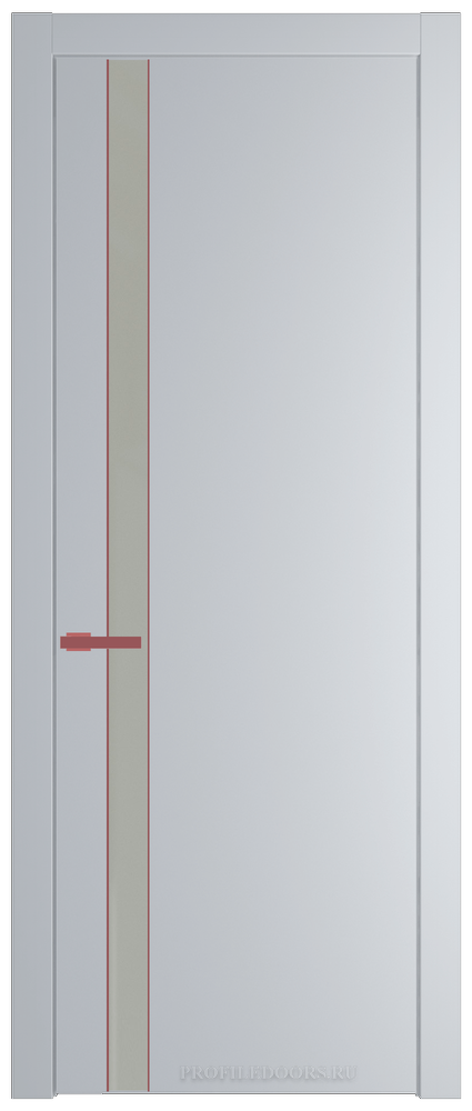 18 PW Лайт Грей Галька люкс молдинг Красный антрацит