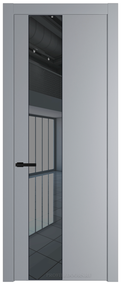 19 PW Смоки Зеркало Grey молдинг Черный матовый