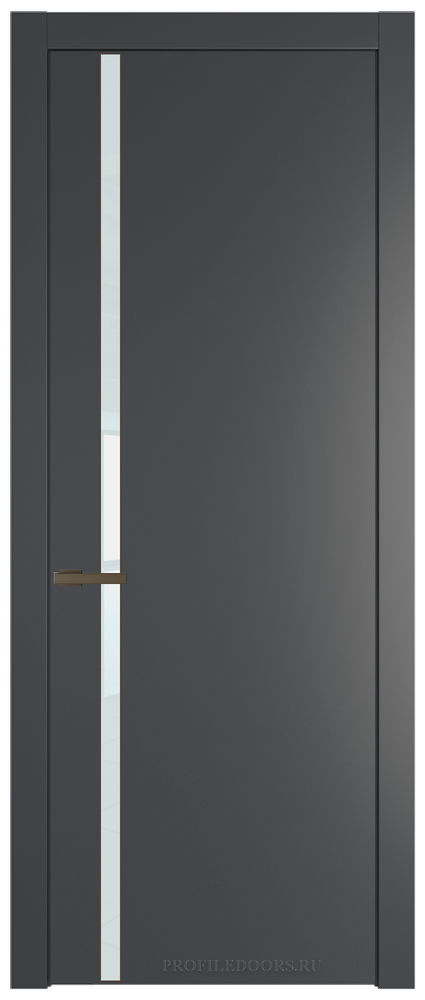 21 PW Графит Lacobel Белый лак молдинг Деорэ