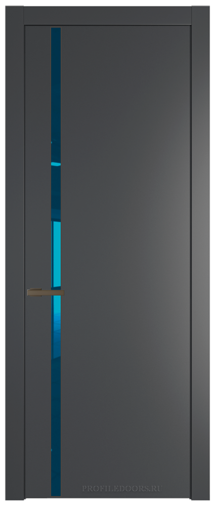 21 PW Графит Зеркало Blue молдинг Деорэ