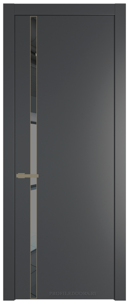 21 PW Графит Зеркало Grey молдинг Шампань