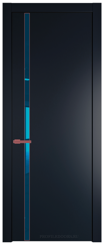 21 PW Нэви Блу Зеркало Blue молдинг Красный антрацит