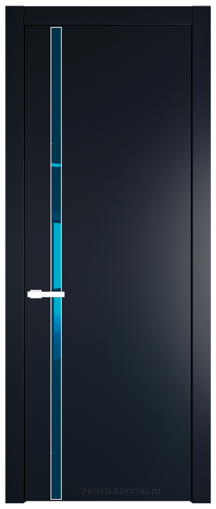 21 PW Нэви Блу Зеркало Blue молдинг Вайт