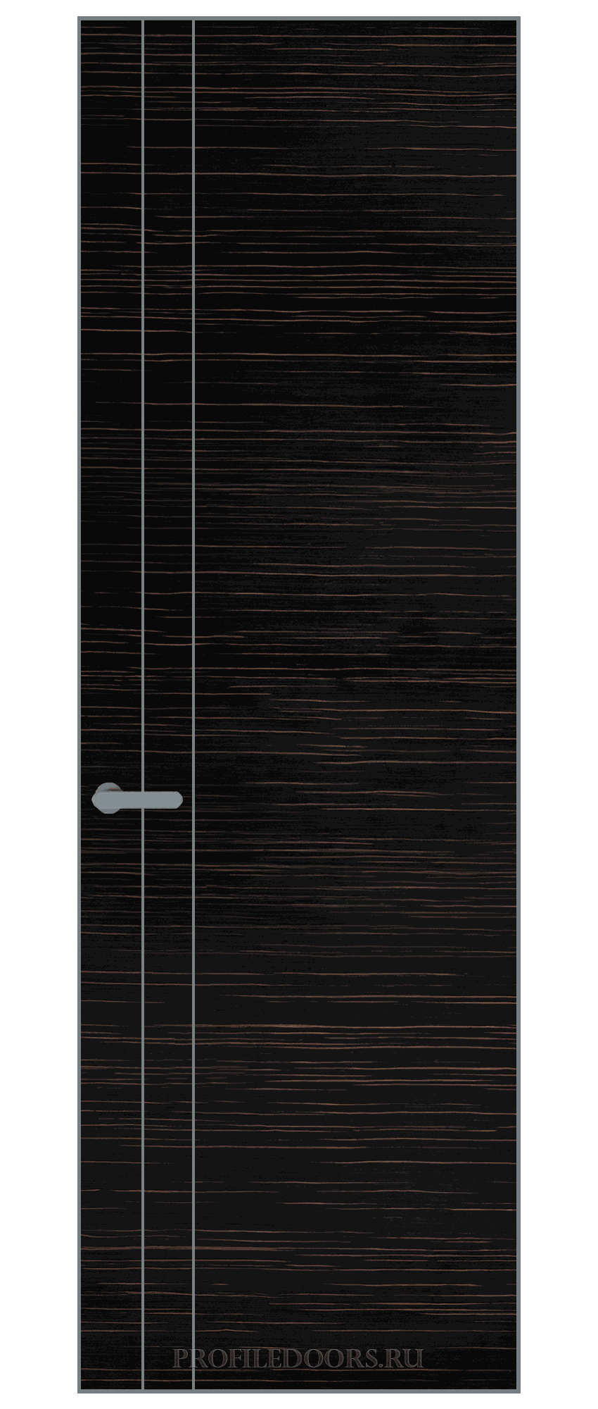 12 VA-H натуральный шпон Espresso 1042S профиль Серебро