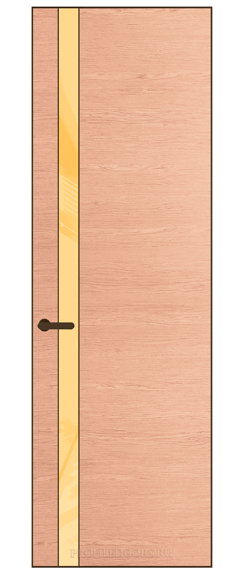 18 VA-H натуральный шпон Duna 1296M профиль Деорэ вставка Кремовый лак