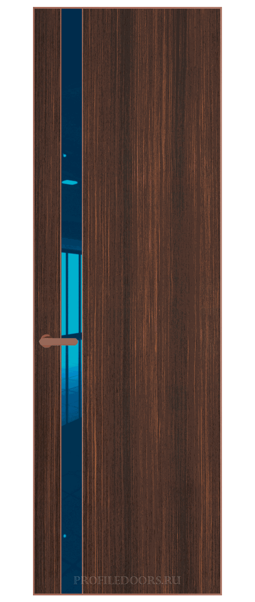 18 VA-V натуральный шпон Albero 1398S профиль Медь вставка Зеркало Blue