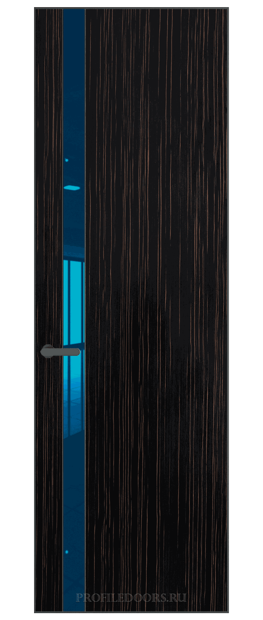 18 VA-V натуральный шпон Espresso 1042S профиль Серая ночь вставка Зеркало Blue