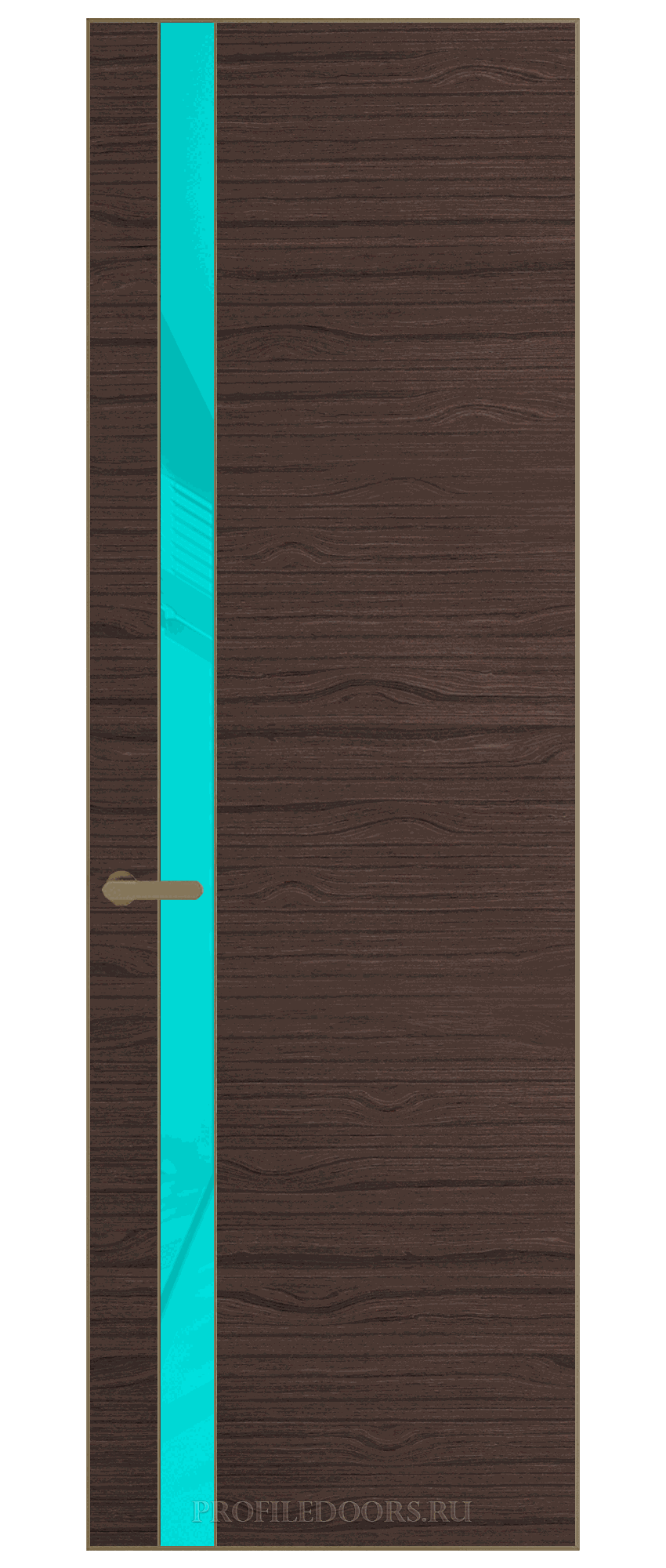 18 VE-H натуральный шпон Espresso 360М кромка Шампань вставка Мята лак