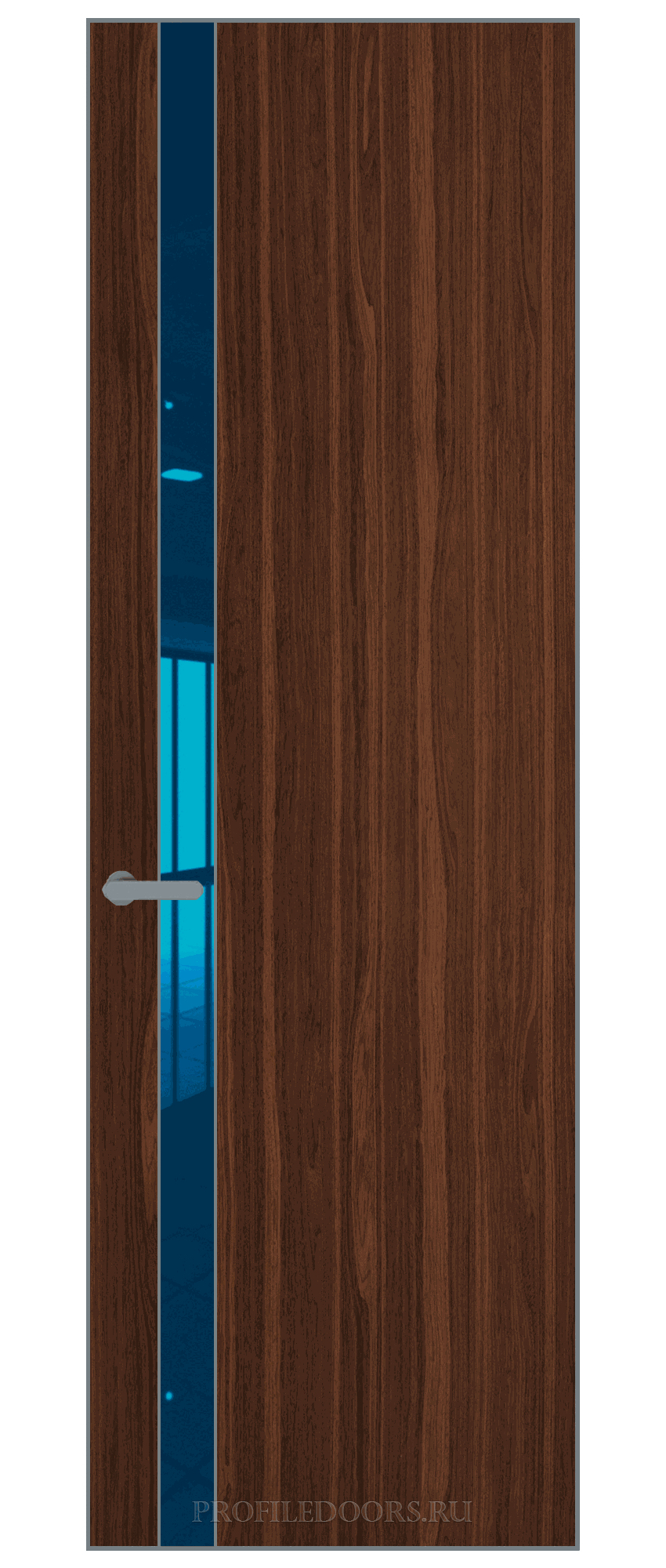 18 VE-V натуральный шпон Albero 1294M кромка Серебро вставка Зеркало Blue