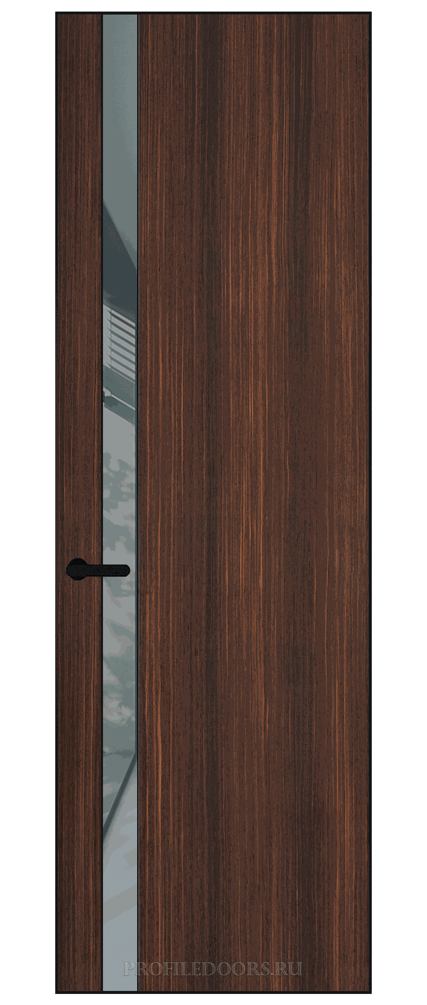 18 VE-V натуральный шпон Albero 1398S кромка Черный матовый вставка Темно-серый лак
