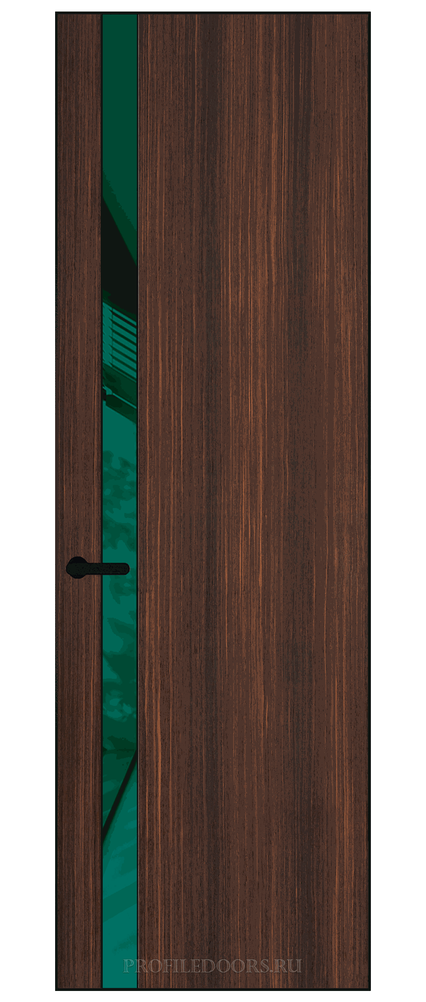 18 VE-V натуральный шпон Albero 1398S кромка Черный матовый вставка Зеленый лес лак