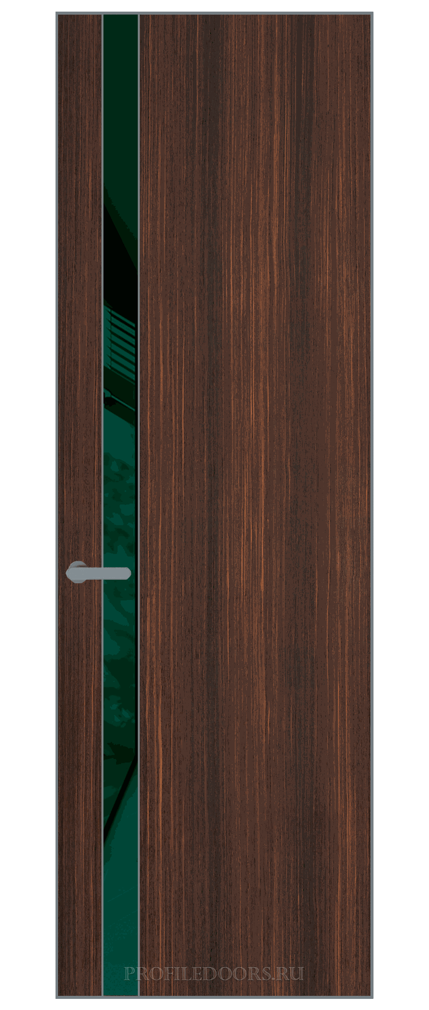 18 VE-V натуральный шпон Albero 1398S кромка Серебро вставка Темно-зеленый лак