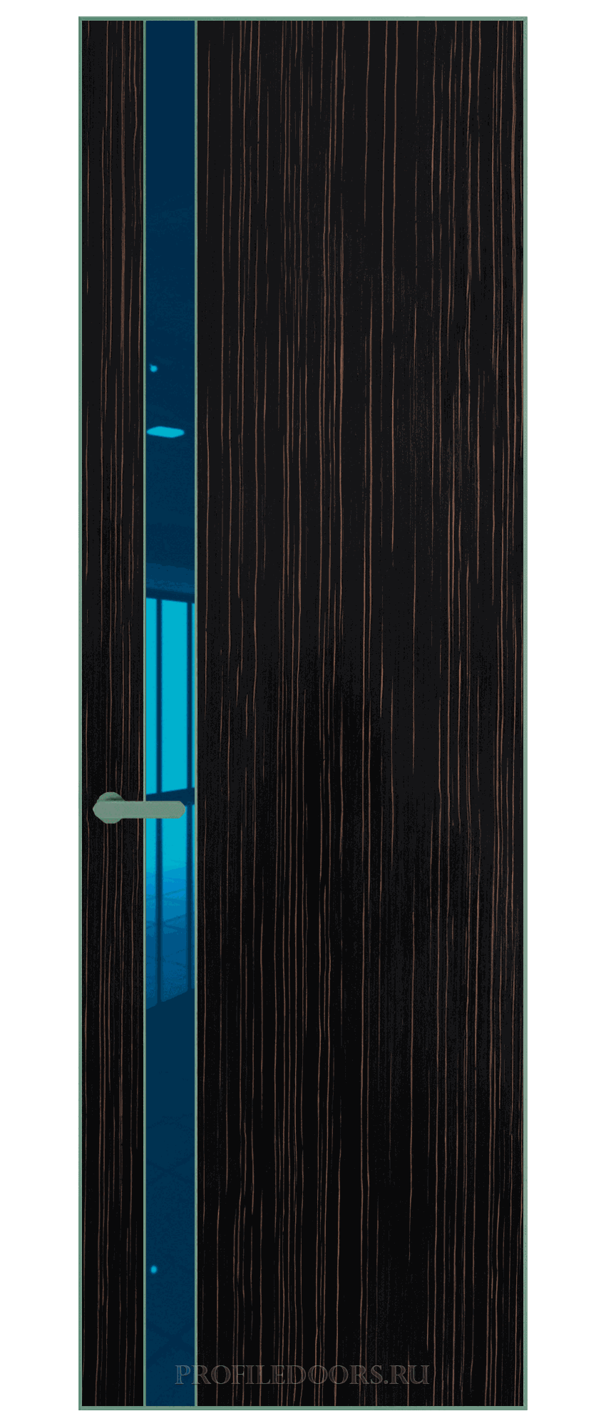 18 VE-V натуральный шпон Espresso 1042S кромка Зеленый воск вставка Зеркало Blue