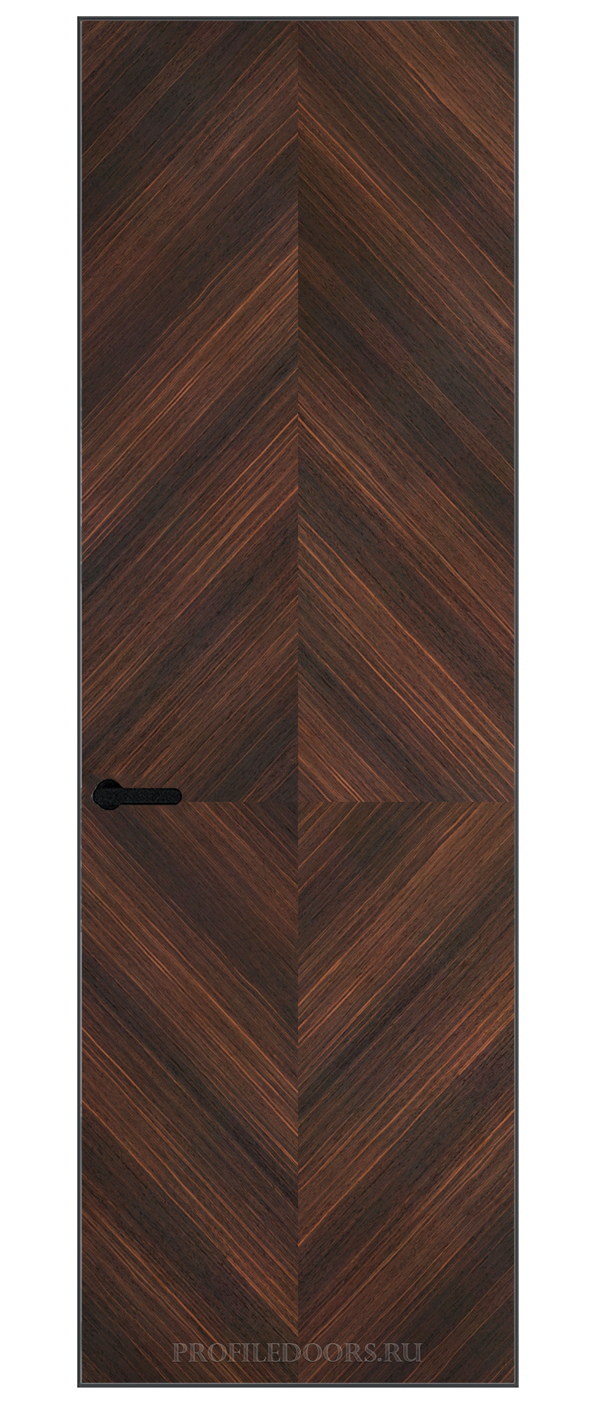9VT Натуральный шпон Albero 1398S профиль Черный муар